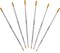 MEEDEN Miniature Detail Paint Brushes, 2/0 3/0 0 Small Fine Tip Paintbrush Set for Acrylic Watercolor Painting, Model Paint Brush for Craft, Nail